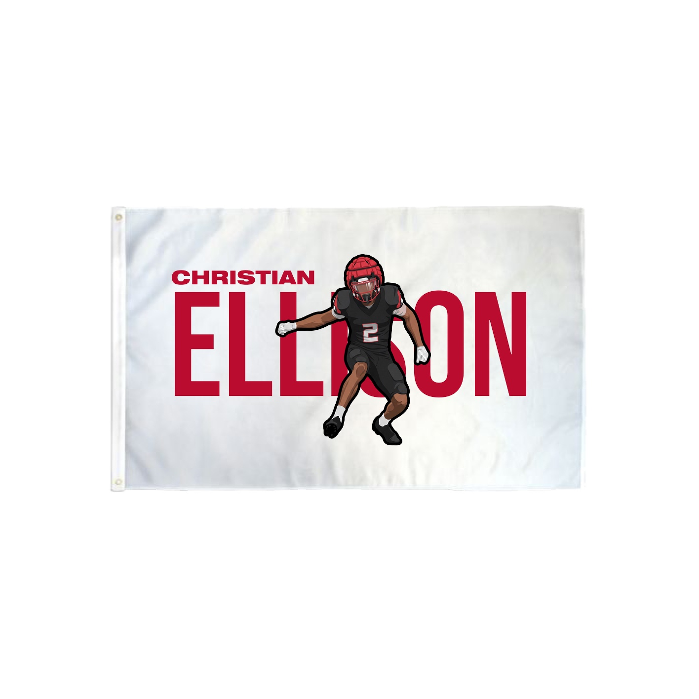 3x5 Flag — Player Name in Classic