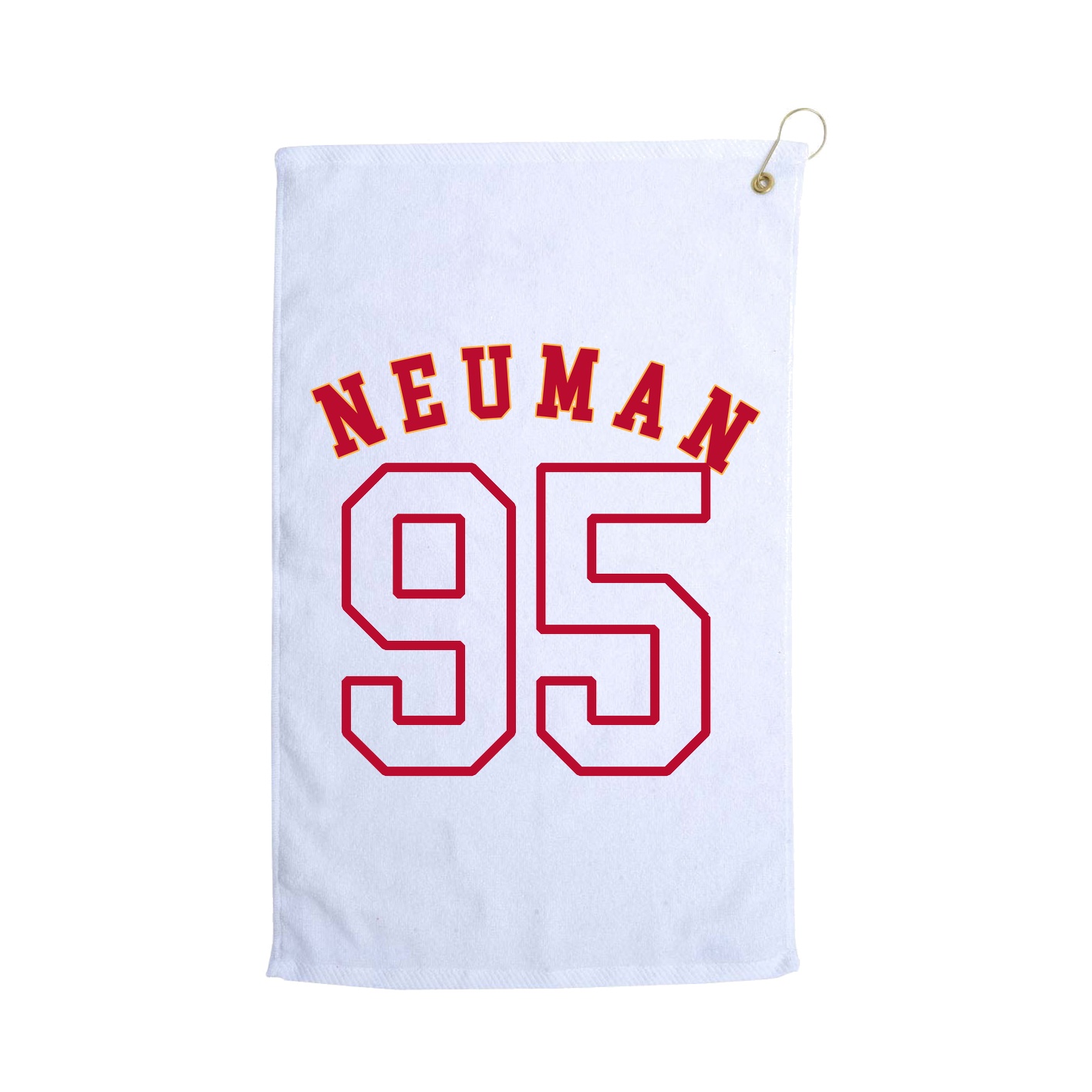 Golf Towel — Shirsey Arch in White