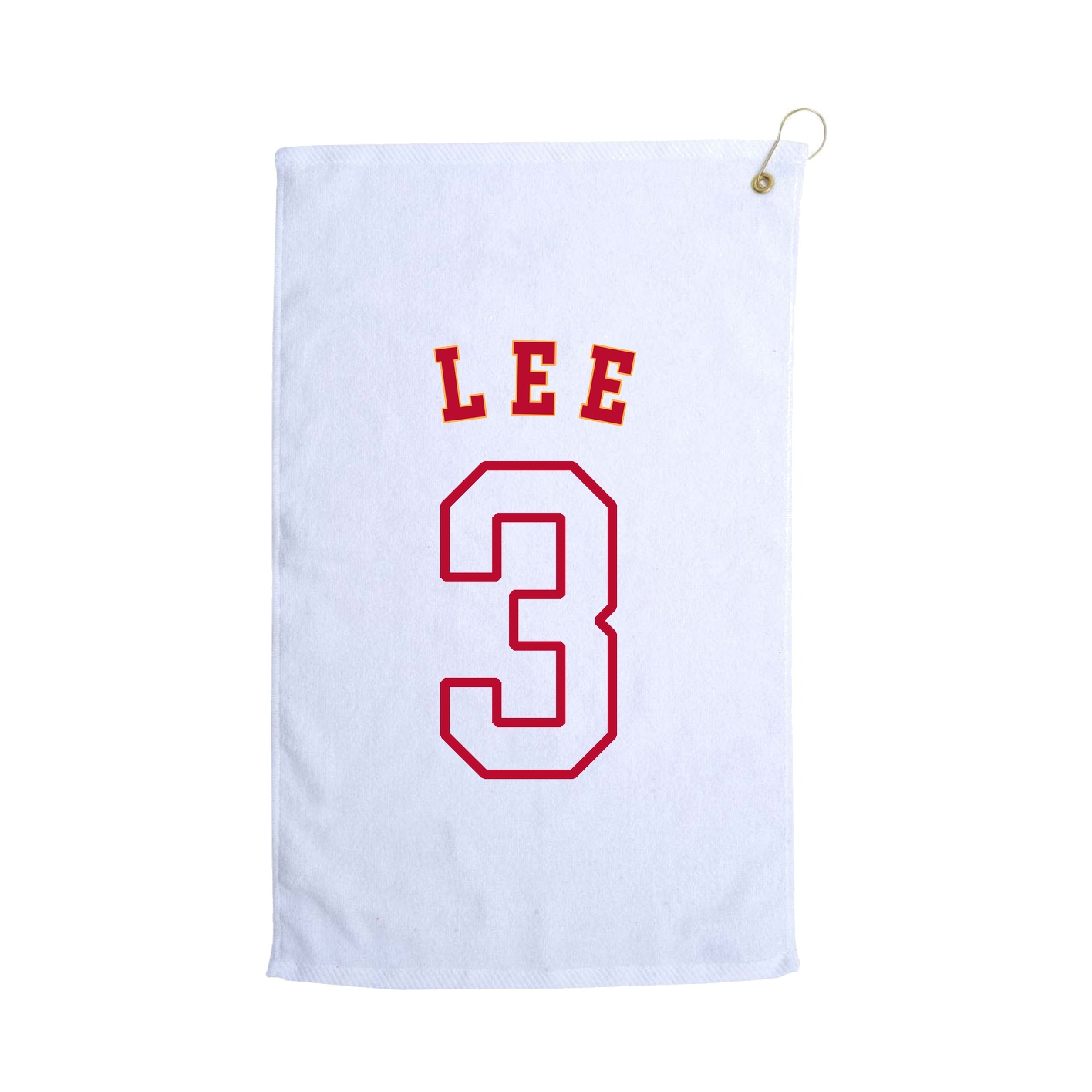 Golf Towel — Shirsey Arch in White