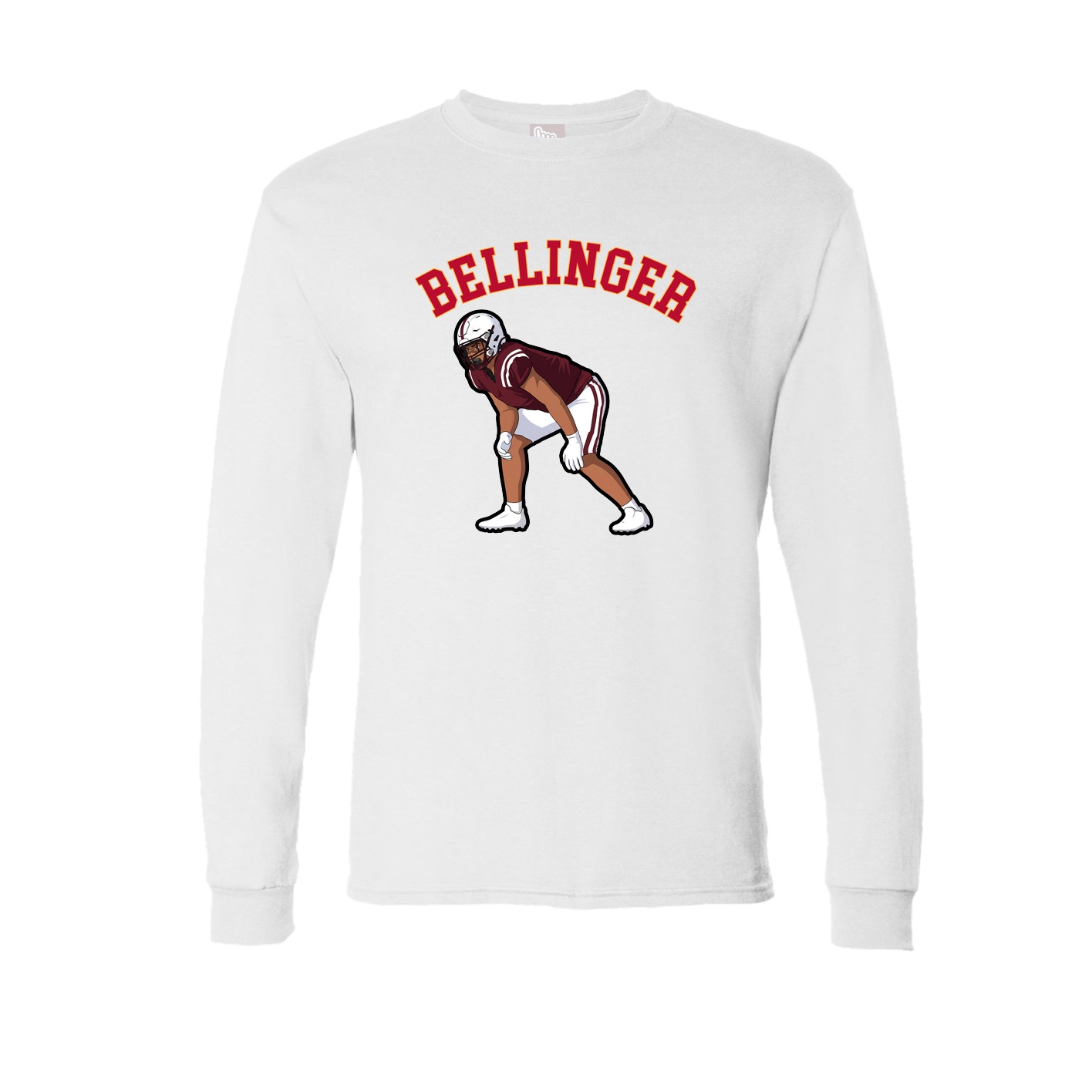 Long Sleeve Tee — Shirsey Arch in White