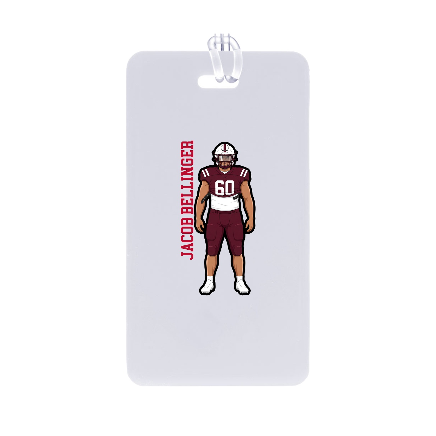 Bag Tag — Name Vertical in Classic