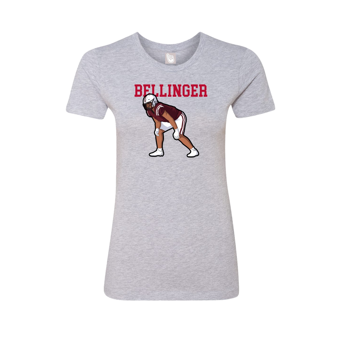 Fitted Women's Tee — Shirsey in Grey