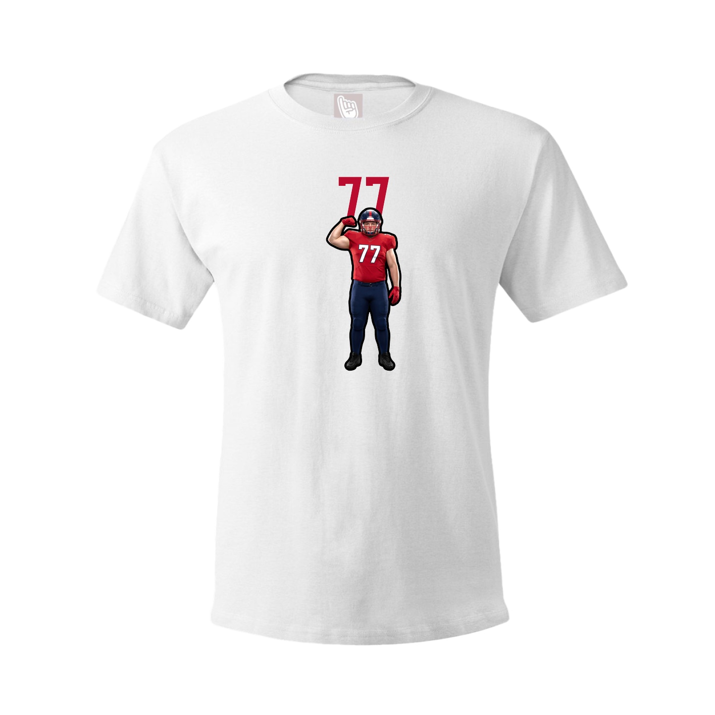 Tee — Number Top in White