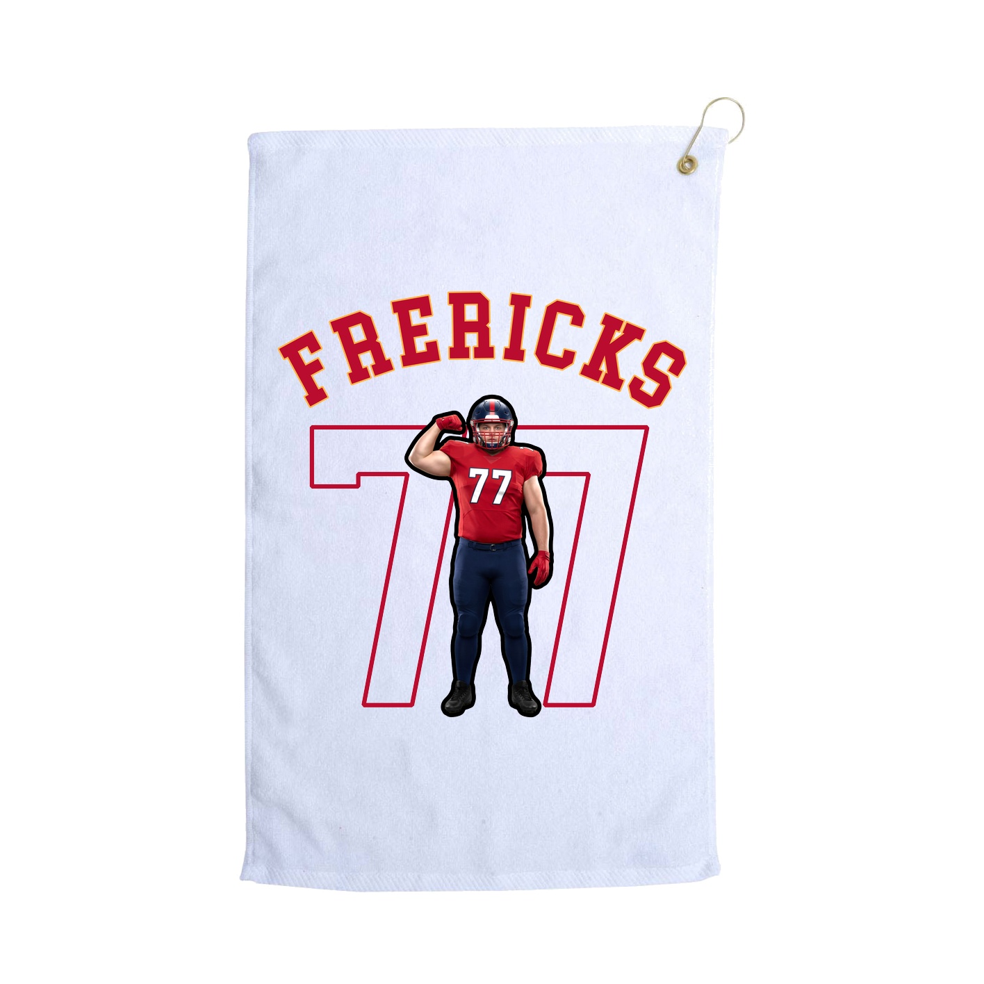 Golf Towel — Shirsey Arch in White