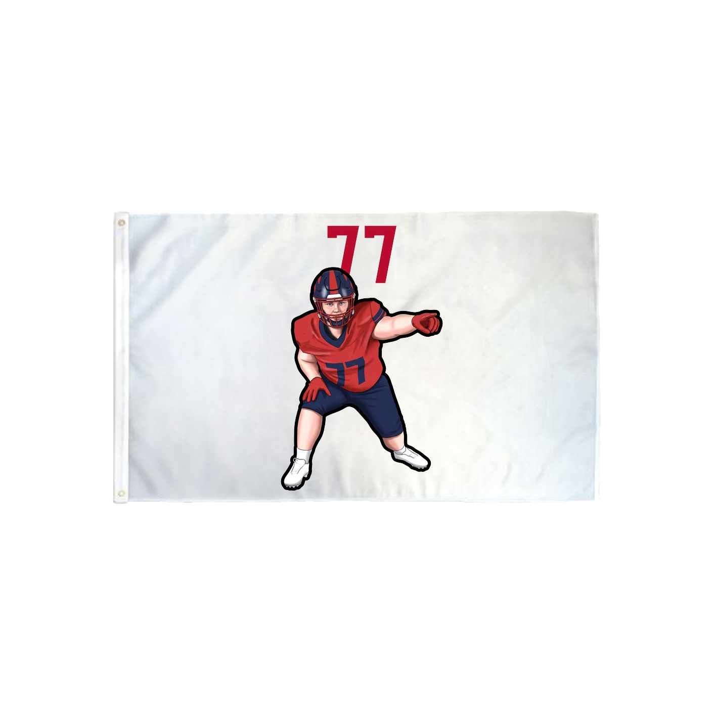 3x5 Flag — Number Top in Classic