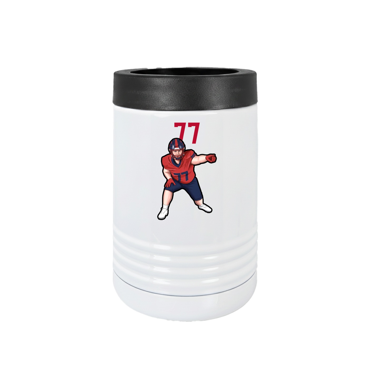 Beverage Holder — Number Top in White