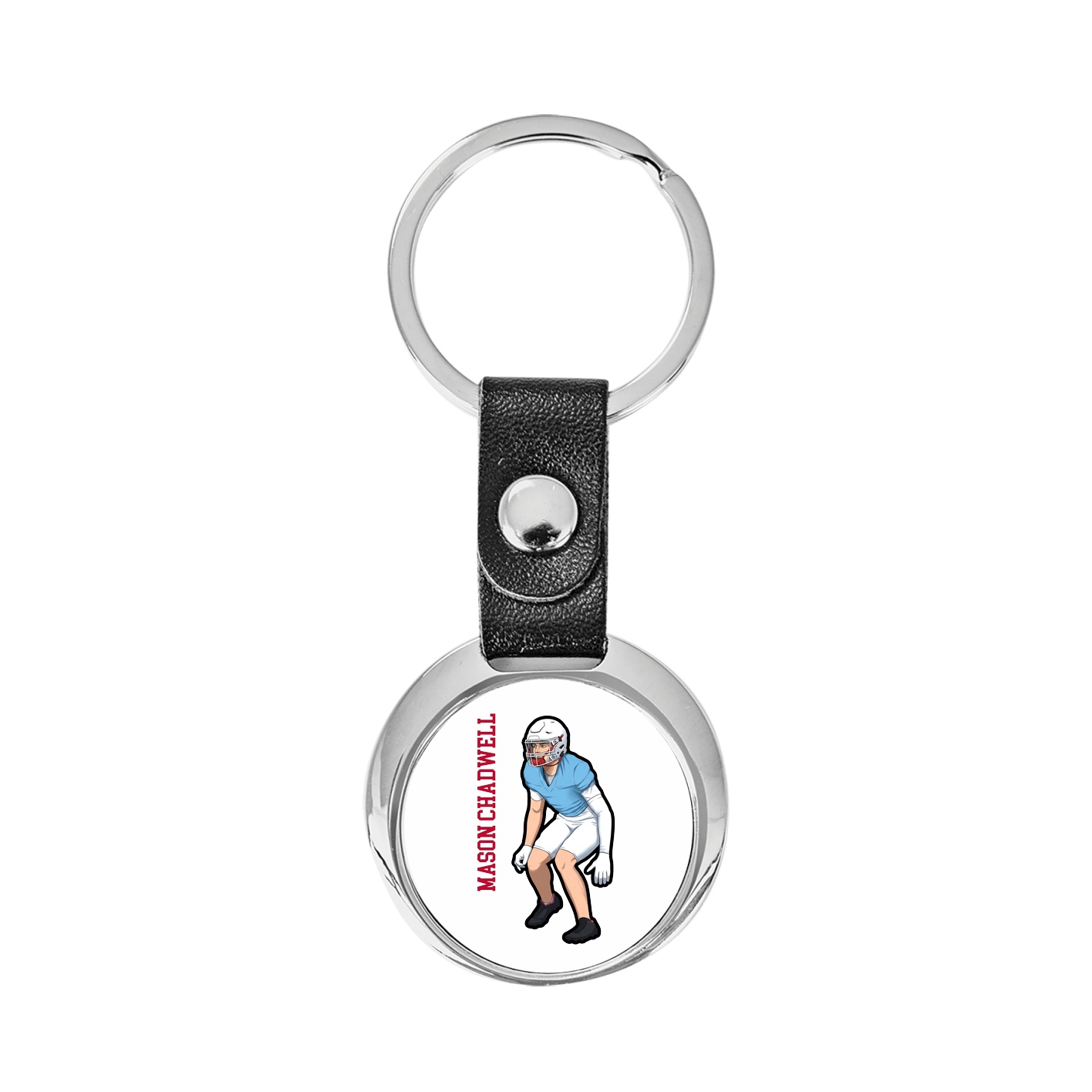 Key Chain — Name Vertical in Classic