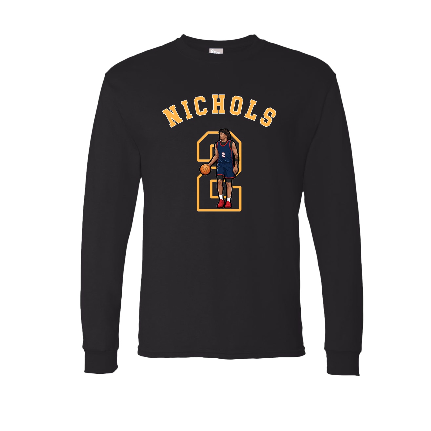 Long Sleeve Tee — Shirsey Arch in Black