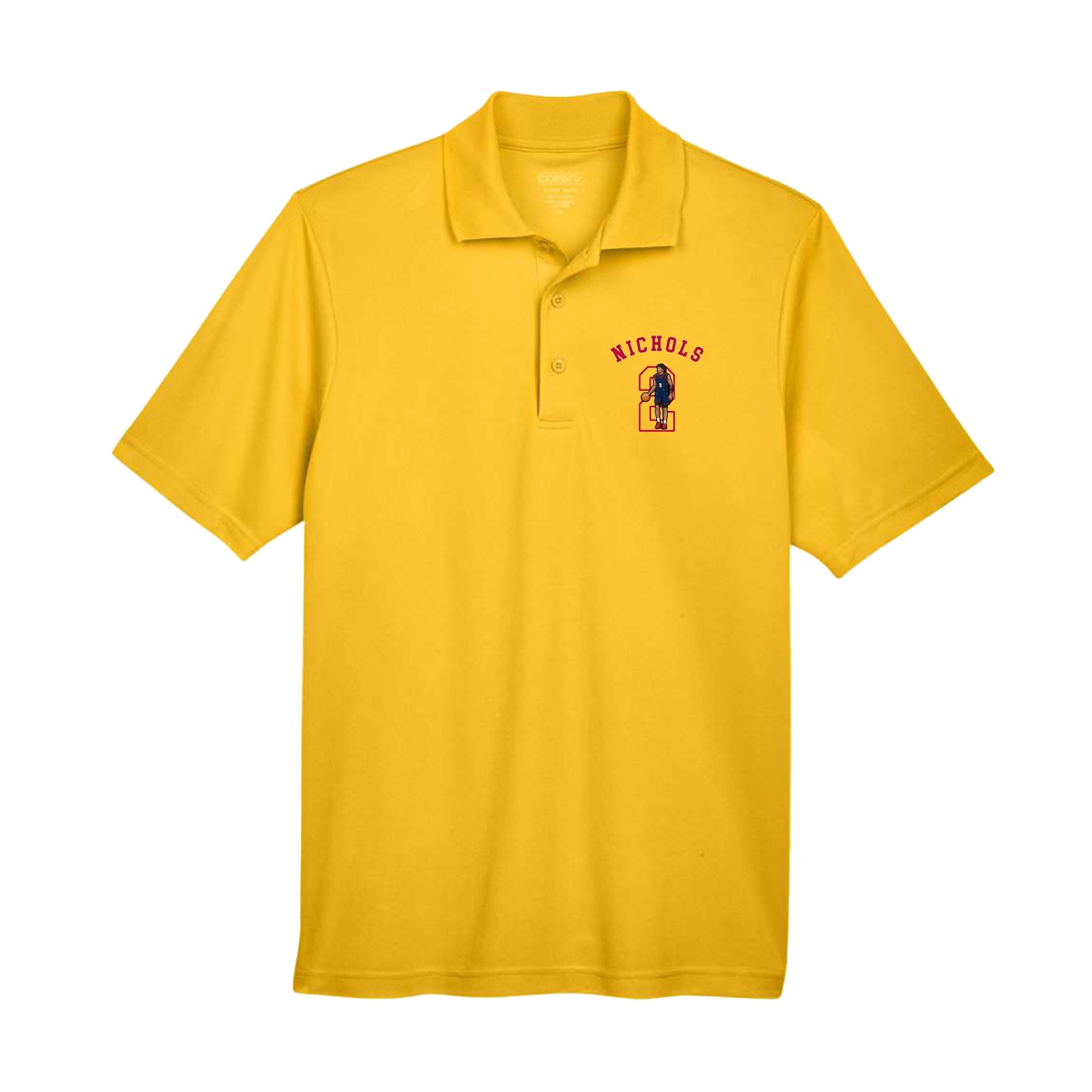 Performance Polo — Shirsey Arch in Gold