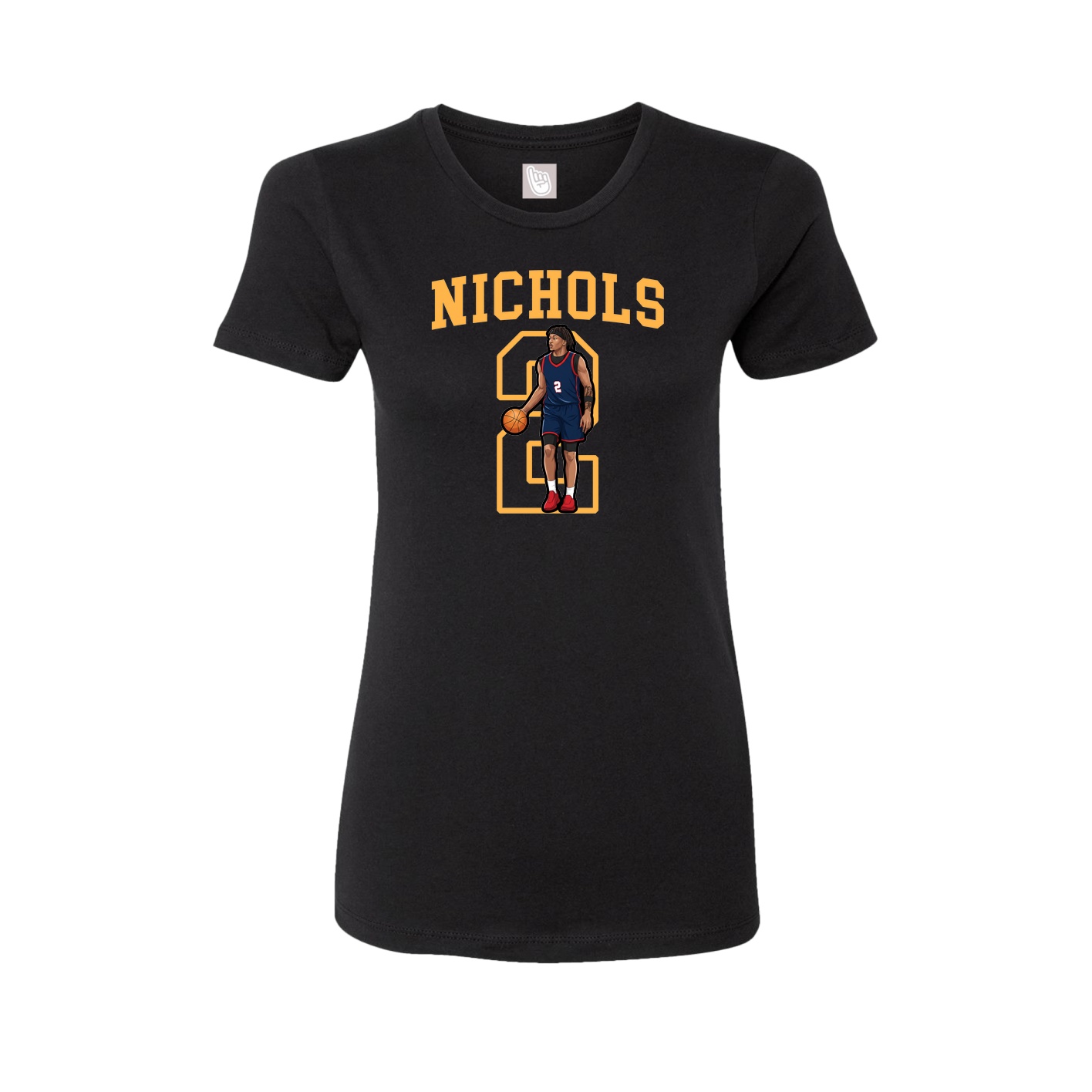 Fitted Women's Tee — Shirsey in Black