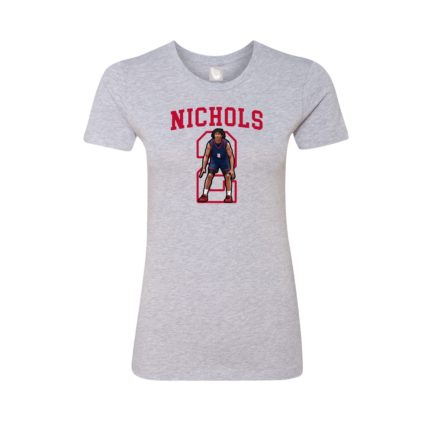 Fitted Women's Tee — Shirsey in Grey