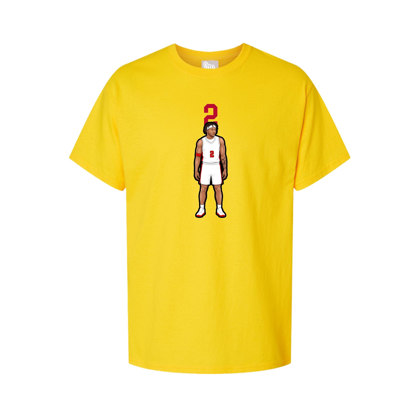 Tee — Number Top in Gold