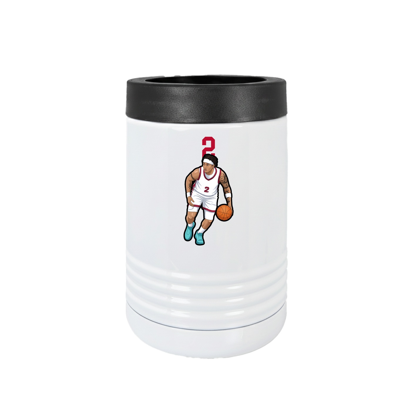 Beverage Holder — Number Top in White