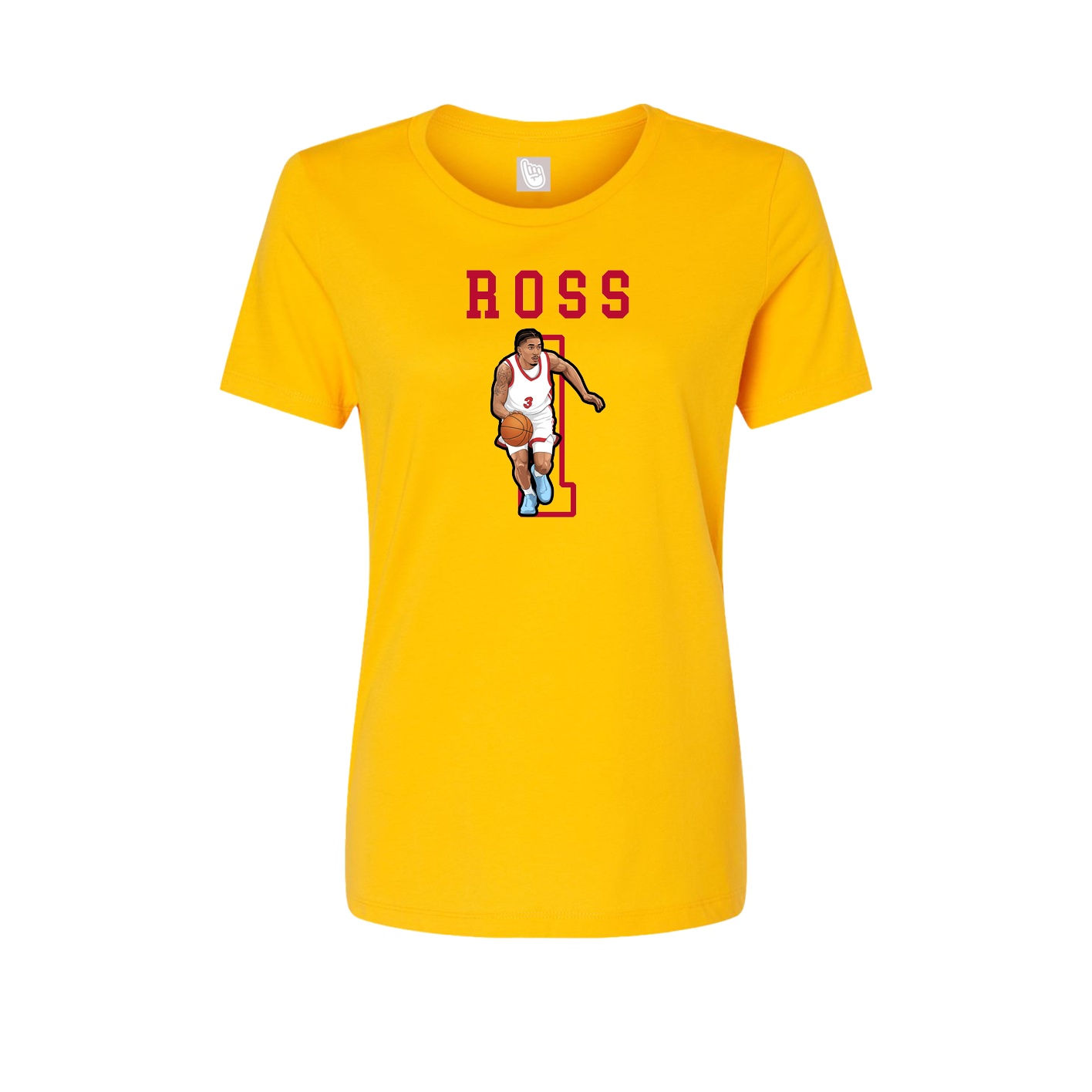 Fitted Women's Tee — Shirsey in Gold