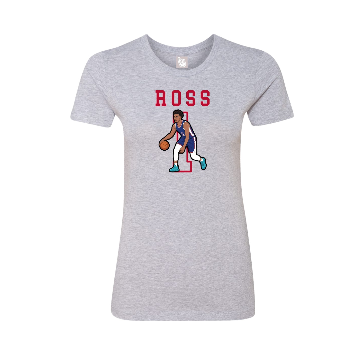 Fitted Women's Tee — Shirsey in Grey