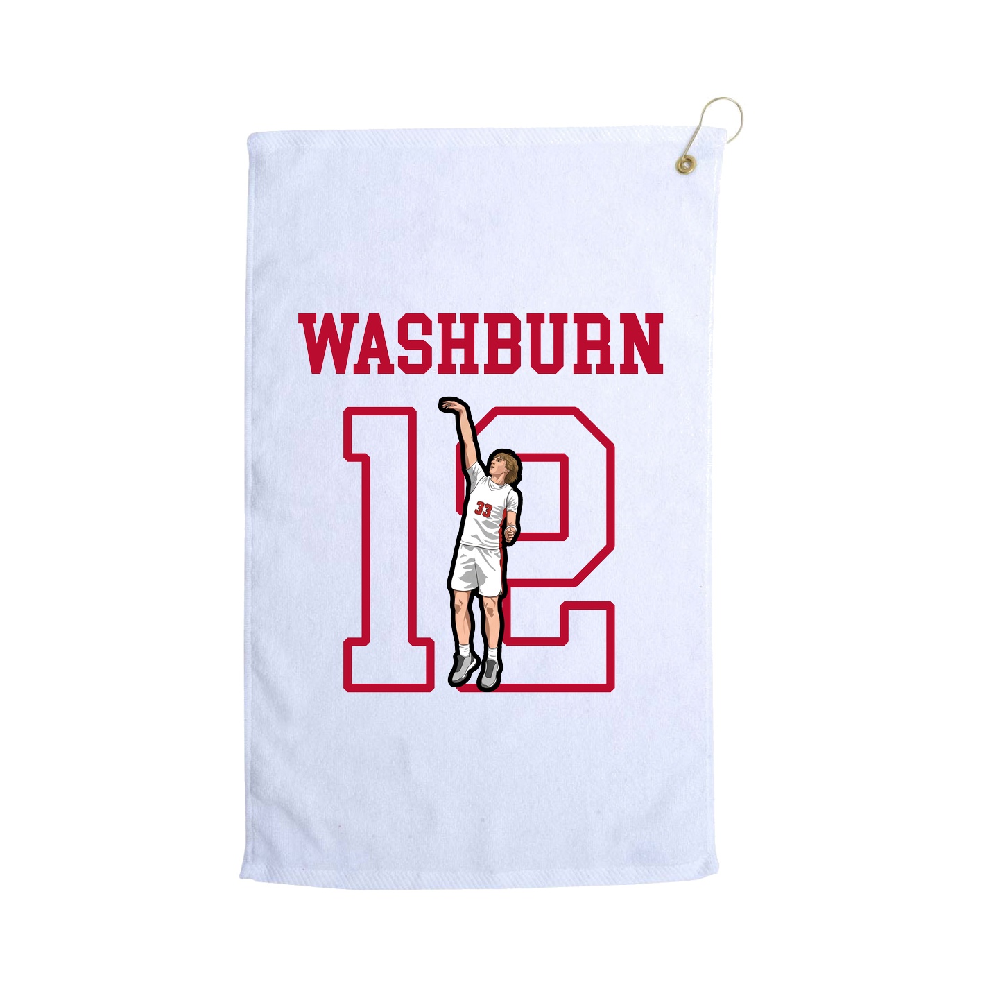 Golf Towel — Shirsey in White