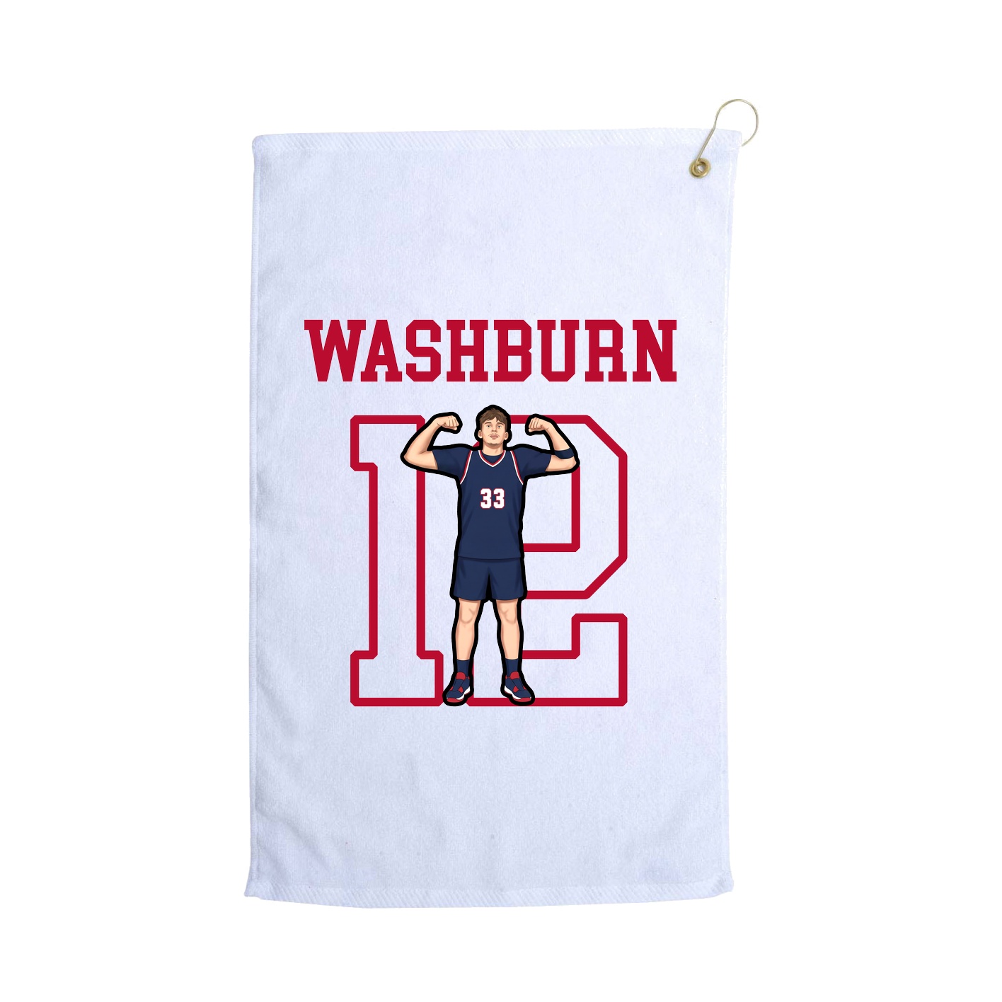 Golf Towel — Shirsey in White