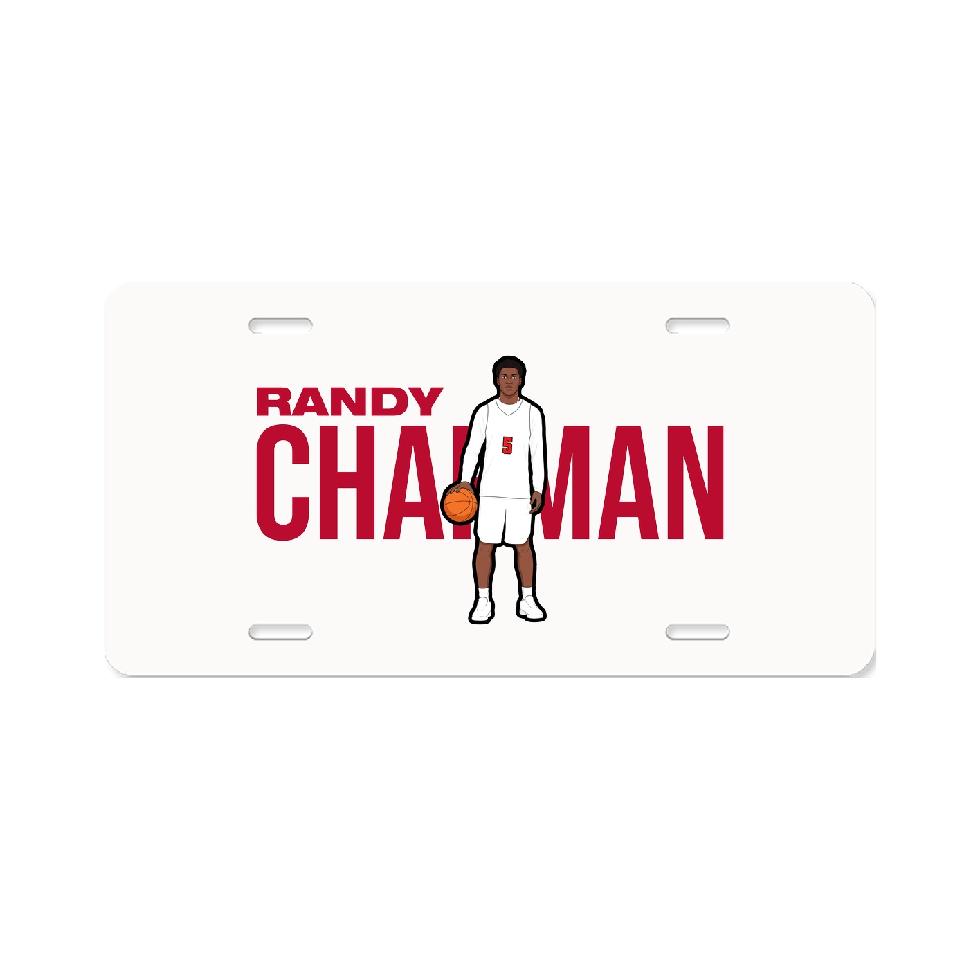 License Plate — Player Name in Classic