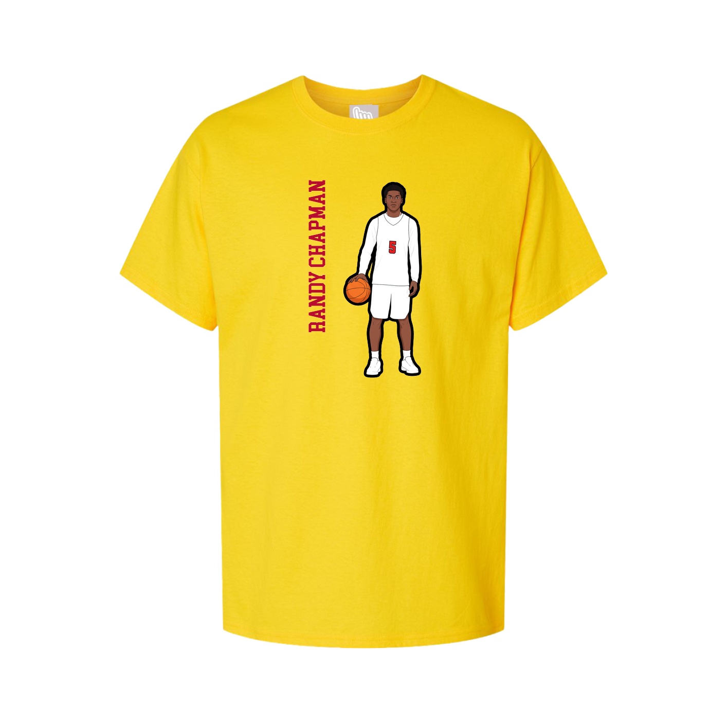 Tee — Name Vertical in Gold