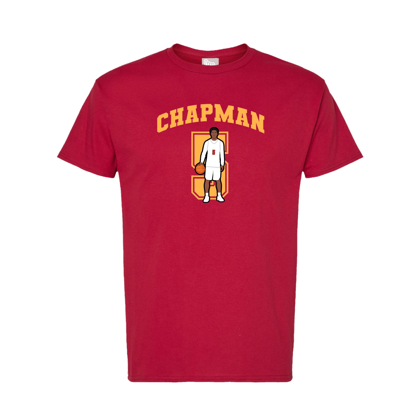 Tee — Number in Crimson
