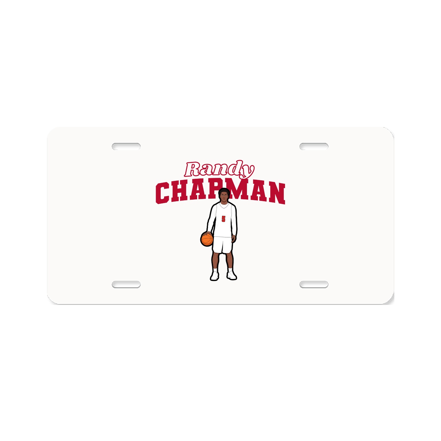 License Plate — Name Arch in Classic