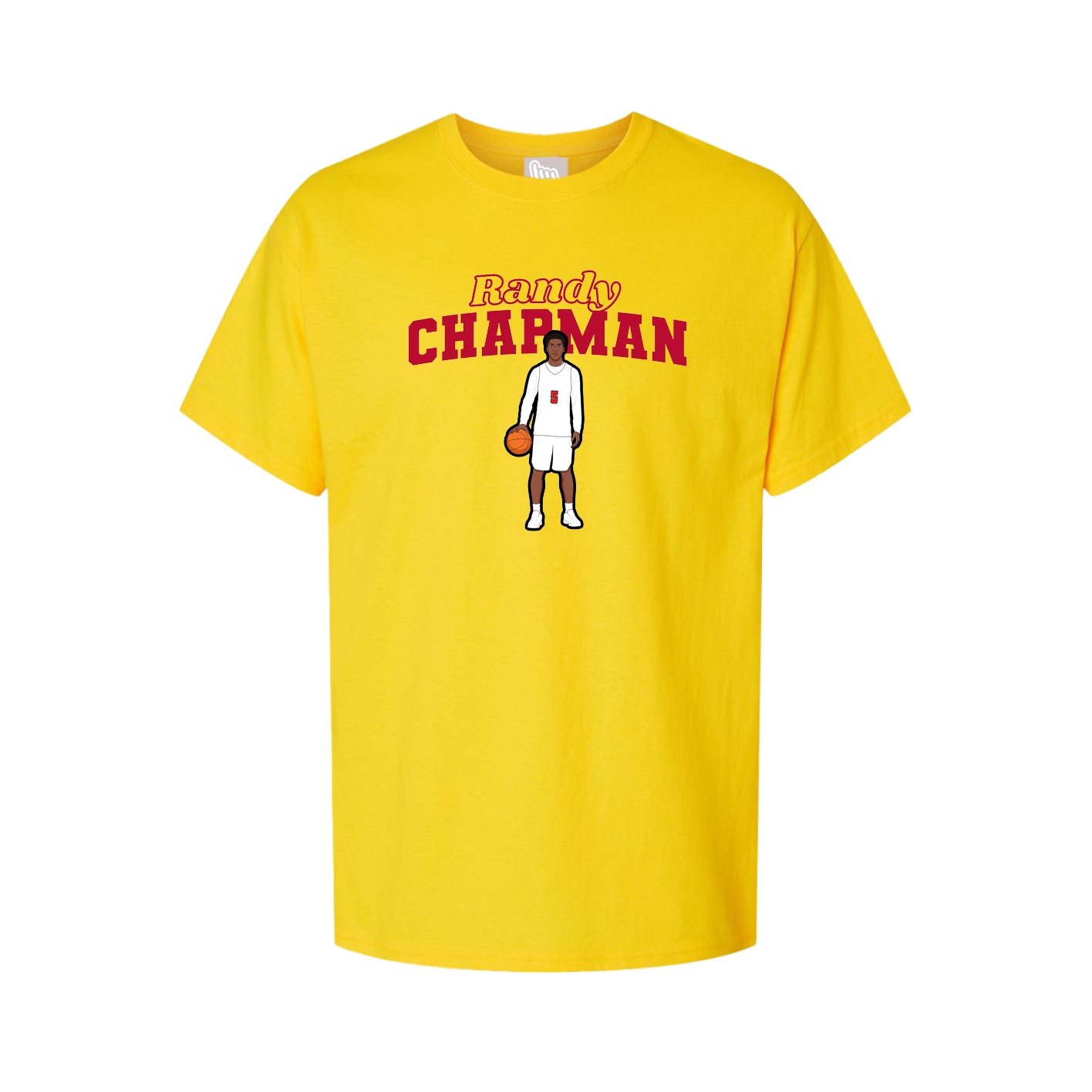 Youth Tee — Name Arch in Gold