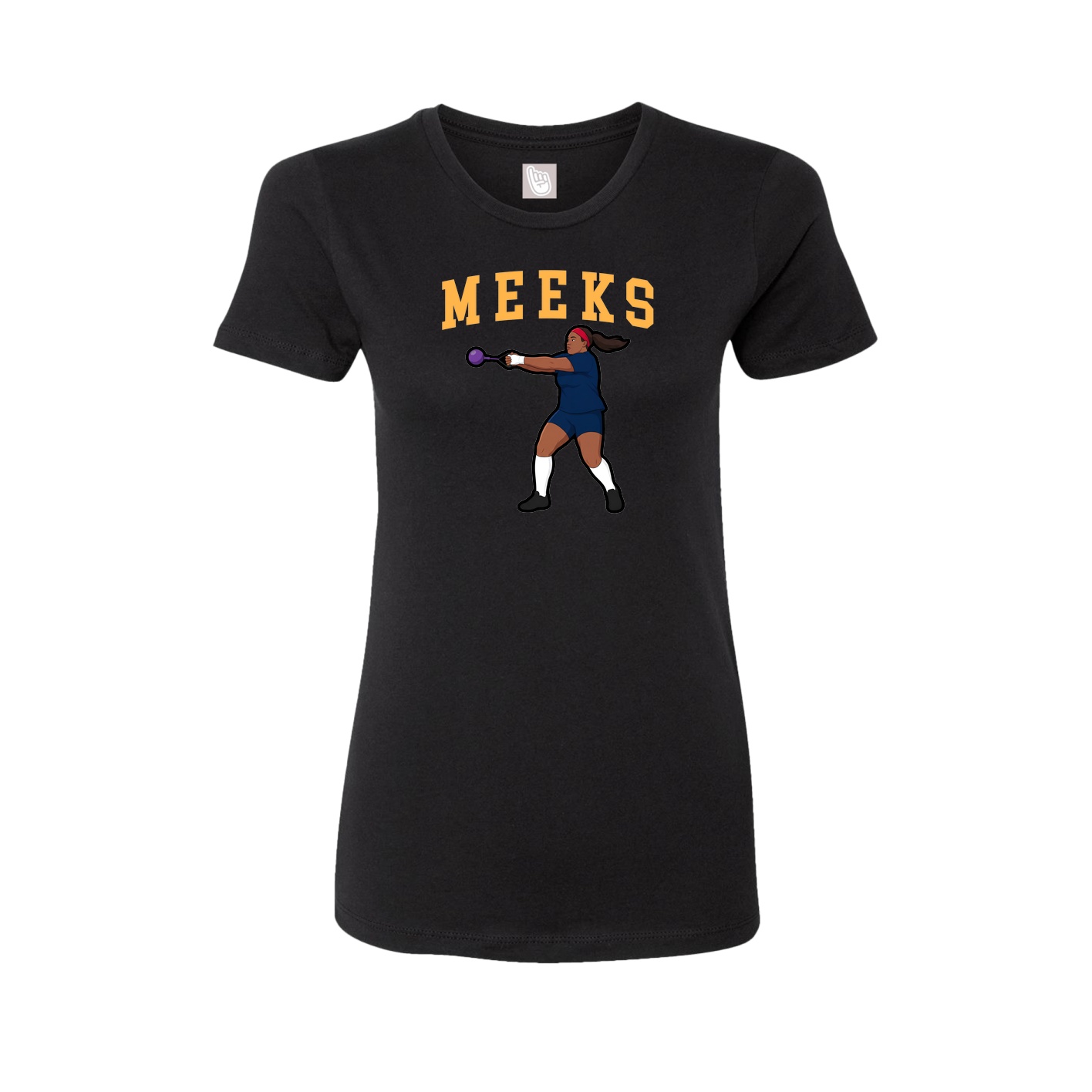 Fitted Women's Tee — Shirsey in Black
