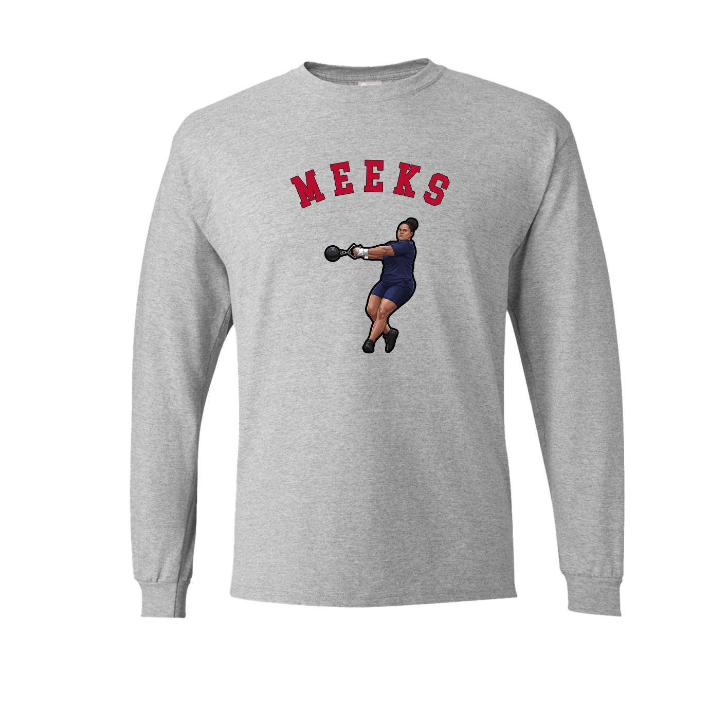 Long Sleeve Tee — Shirsey Arch in Grey