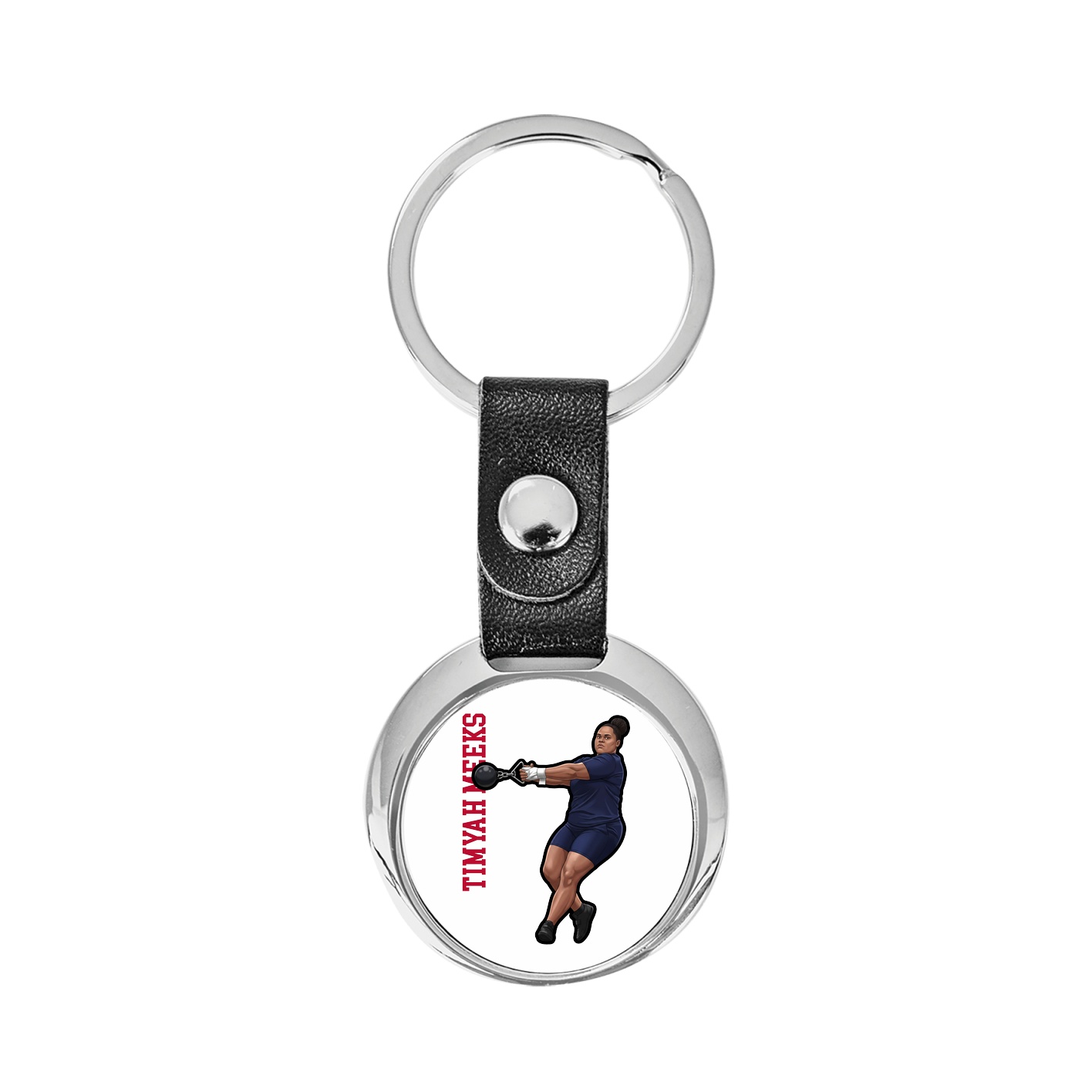Key Chain — Name Vertical in Classic