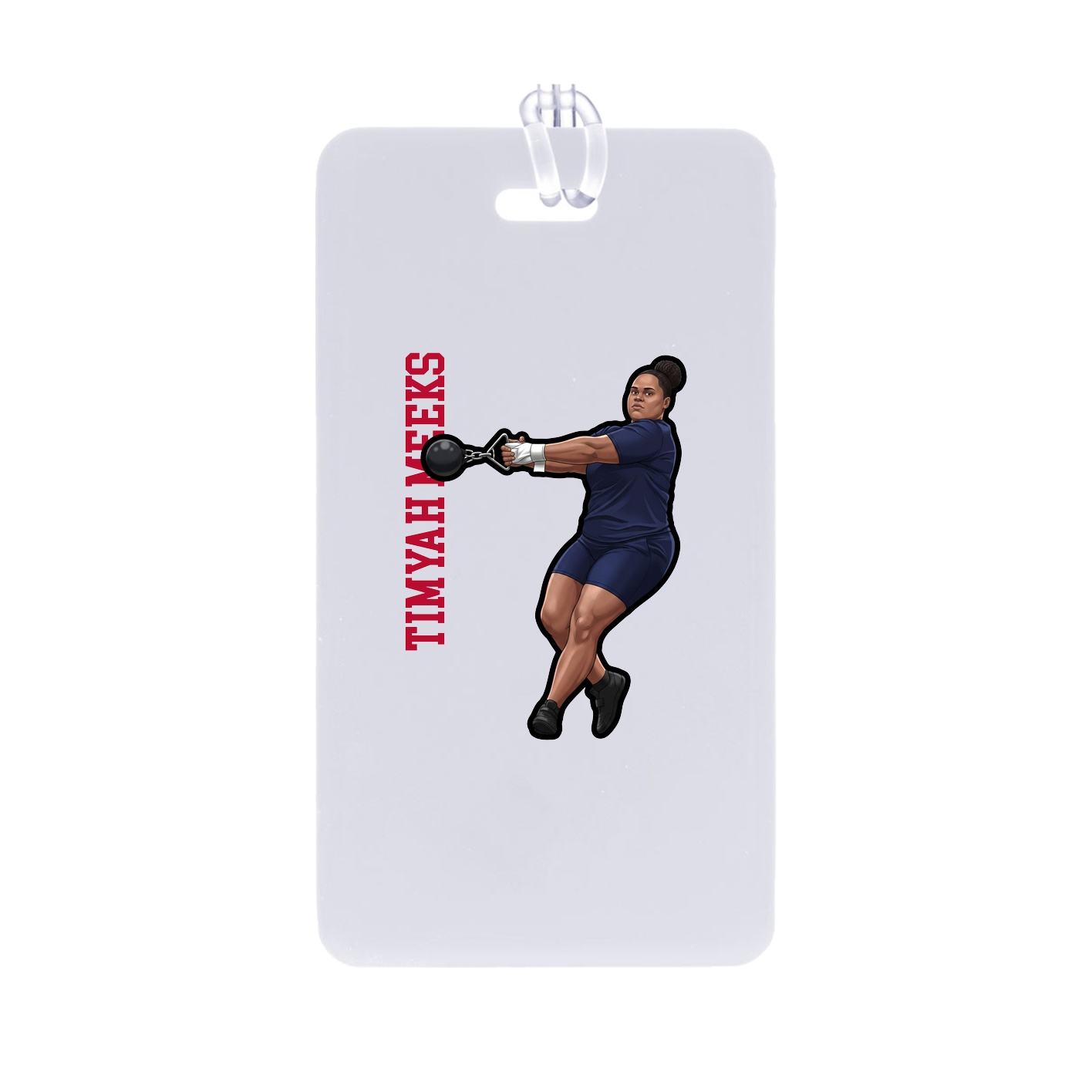 Bag Tag — Name Vertical in Classic