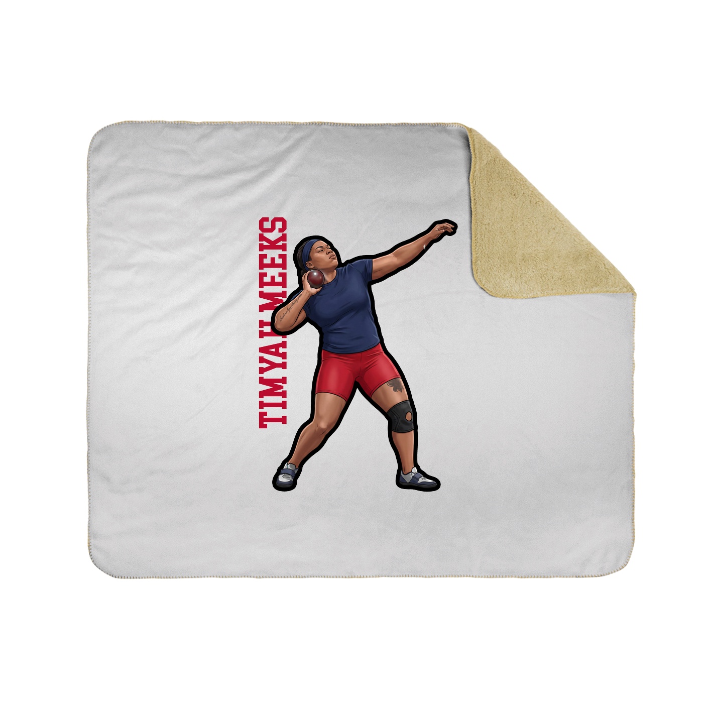 50x60 Sherpa Lined Throw Blanket