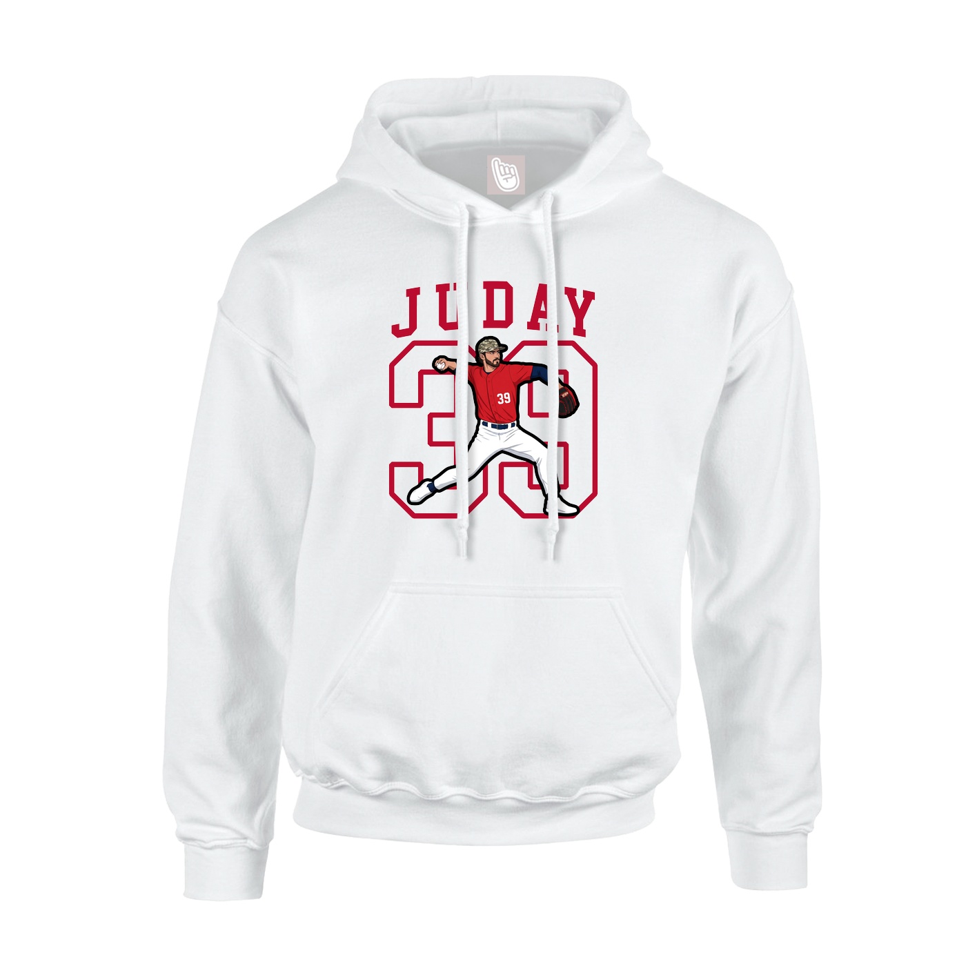 Hoodie — Shirsey in White