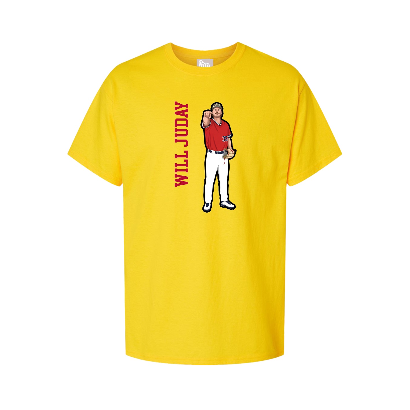 Tee — Name Vertical in Gold