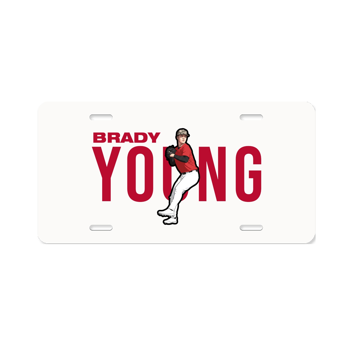 License Plate — Player Name in Classic