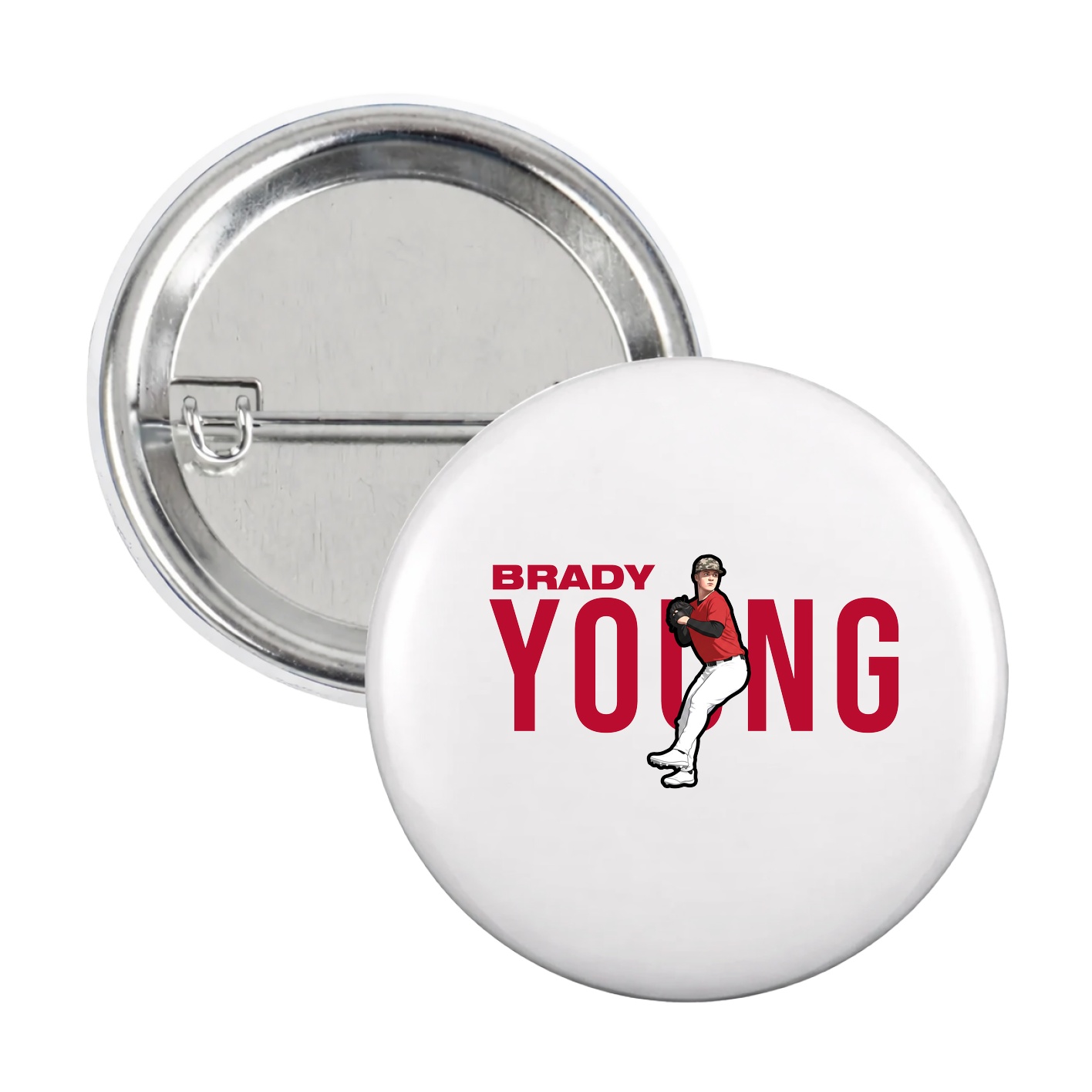 Game Day Button — Player Name in White