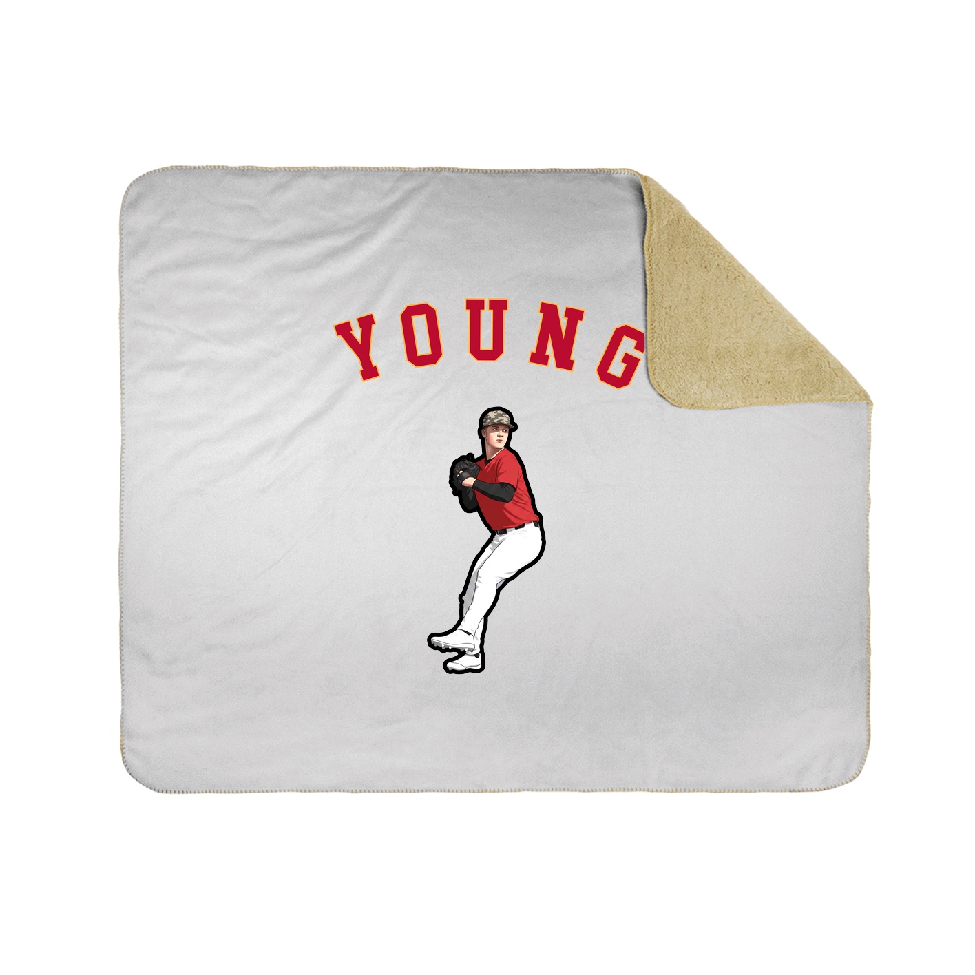 Throw Blanket — Shirsey Arch in White