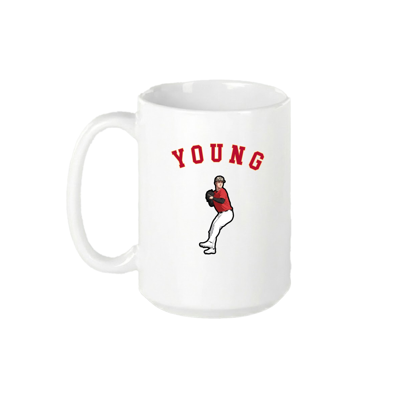 15oz Coffee Mug — Shirsey Arch in White