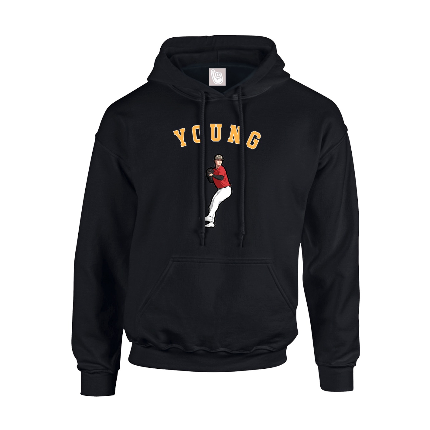 Youth Hoodie — Shirsey Arch in Black
