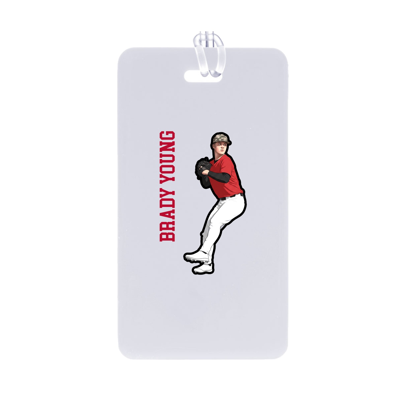 Bag Tag — Name Vertical in Classic