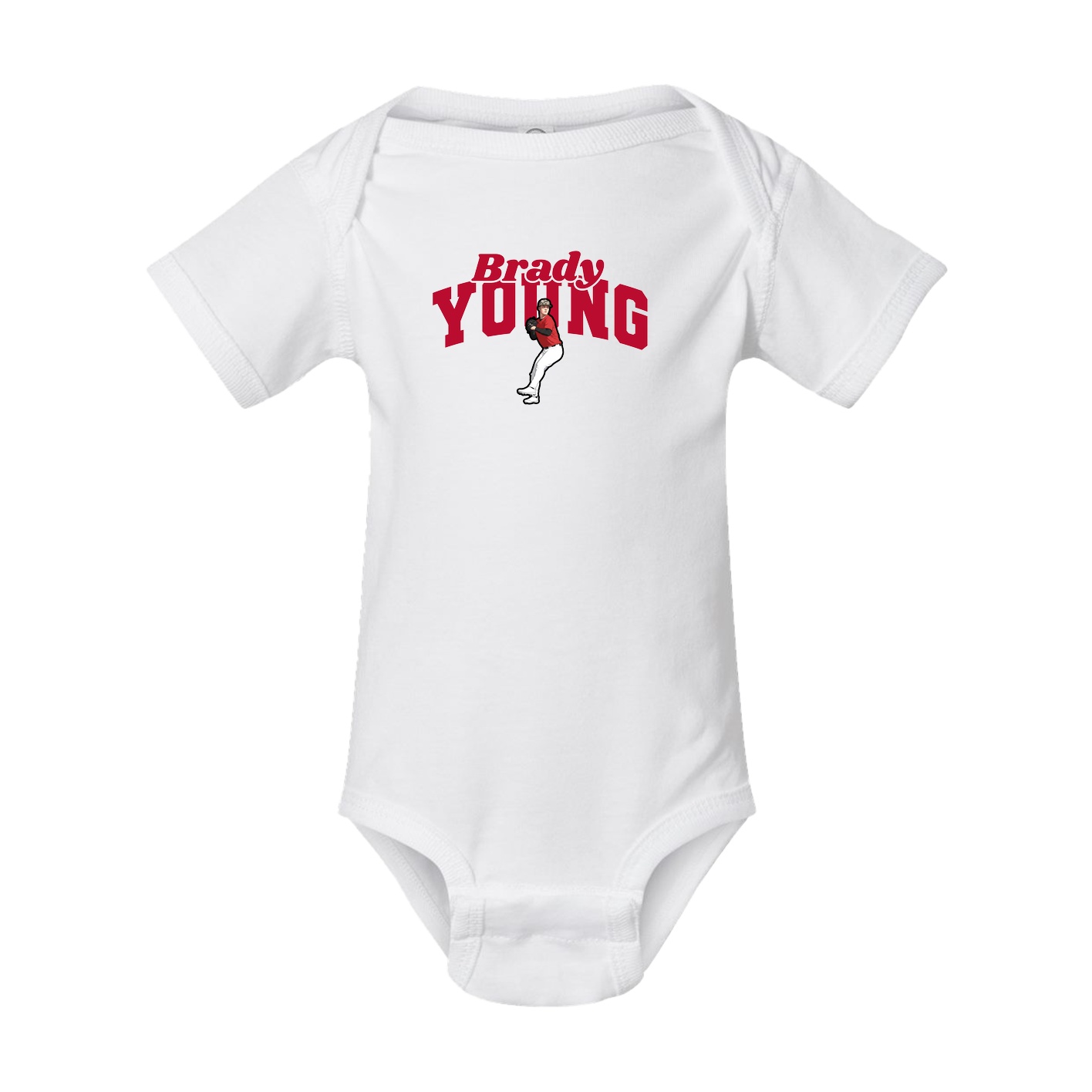 Baby Onesie — Signature Arch in White