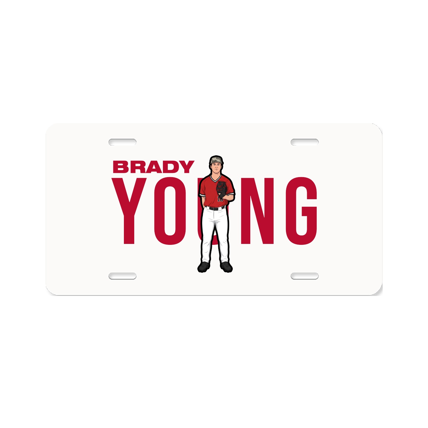 License Plate — Player Name in Classic