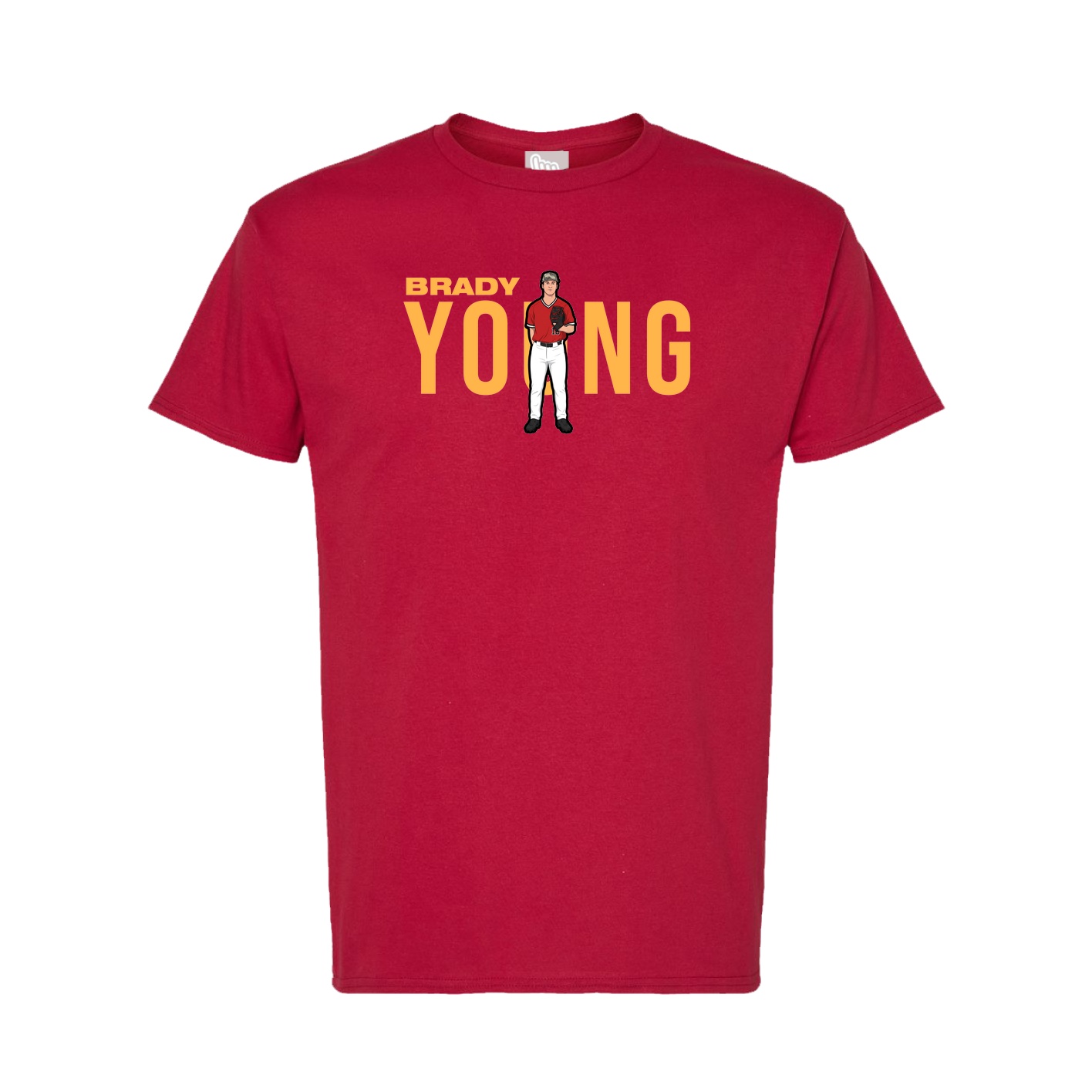 Tee — Player Name in Crimson