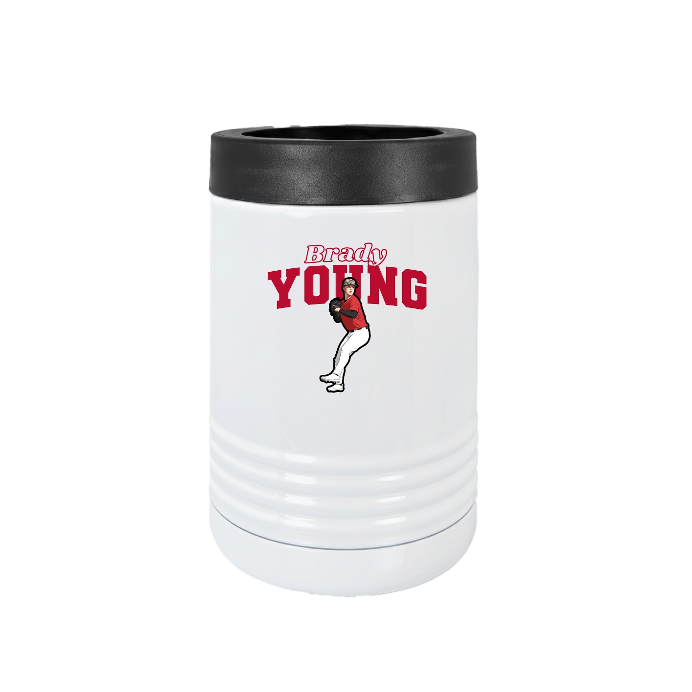 Beverage Holder — Name Arch in White