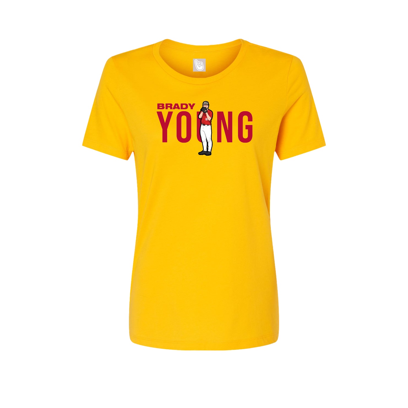 Womens Tee — Player Name in Gold