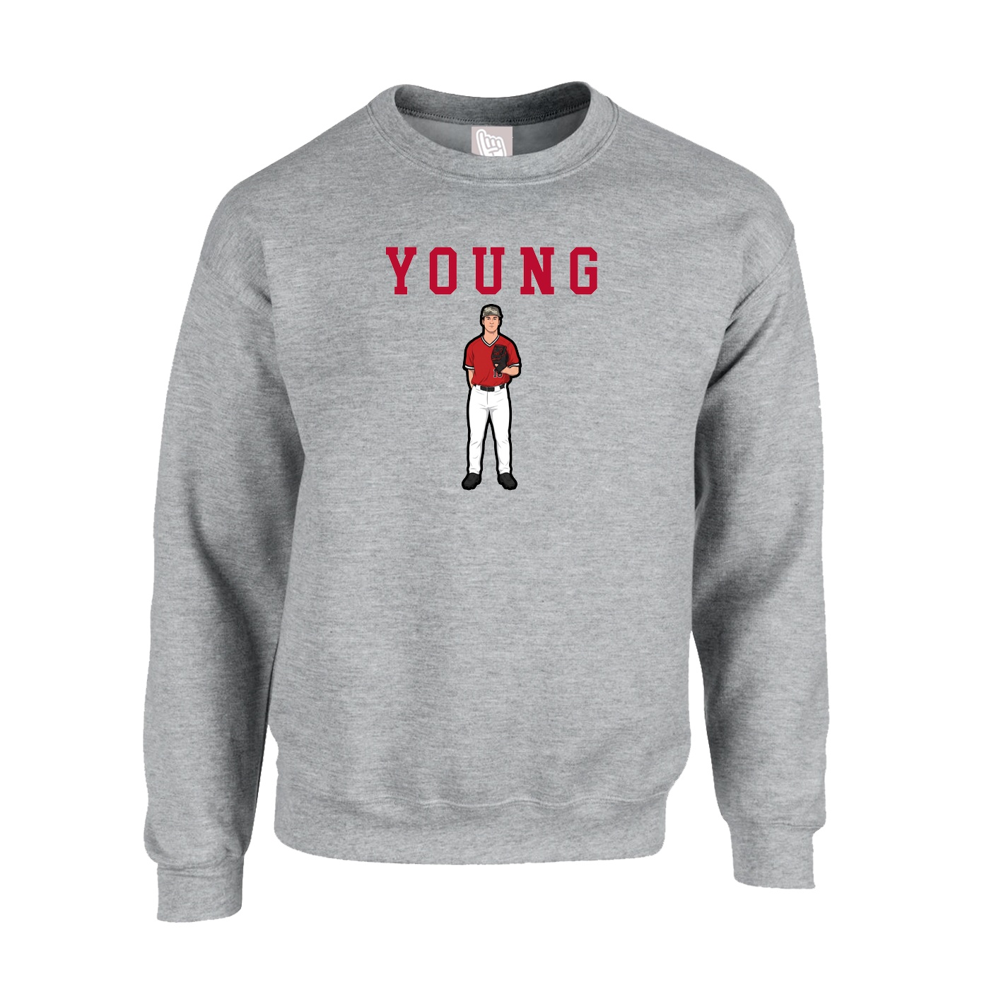 Fleece Crew — Shirsey in Grey