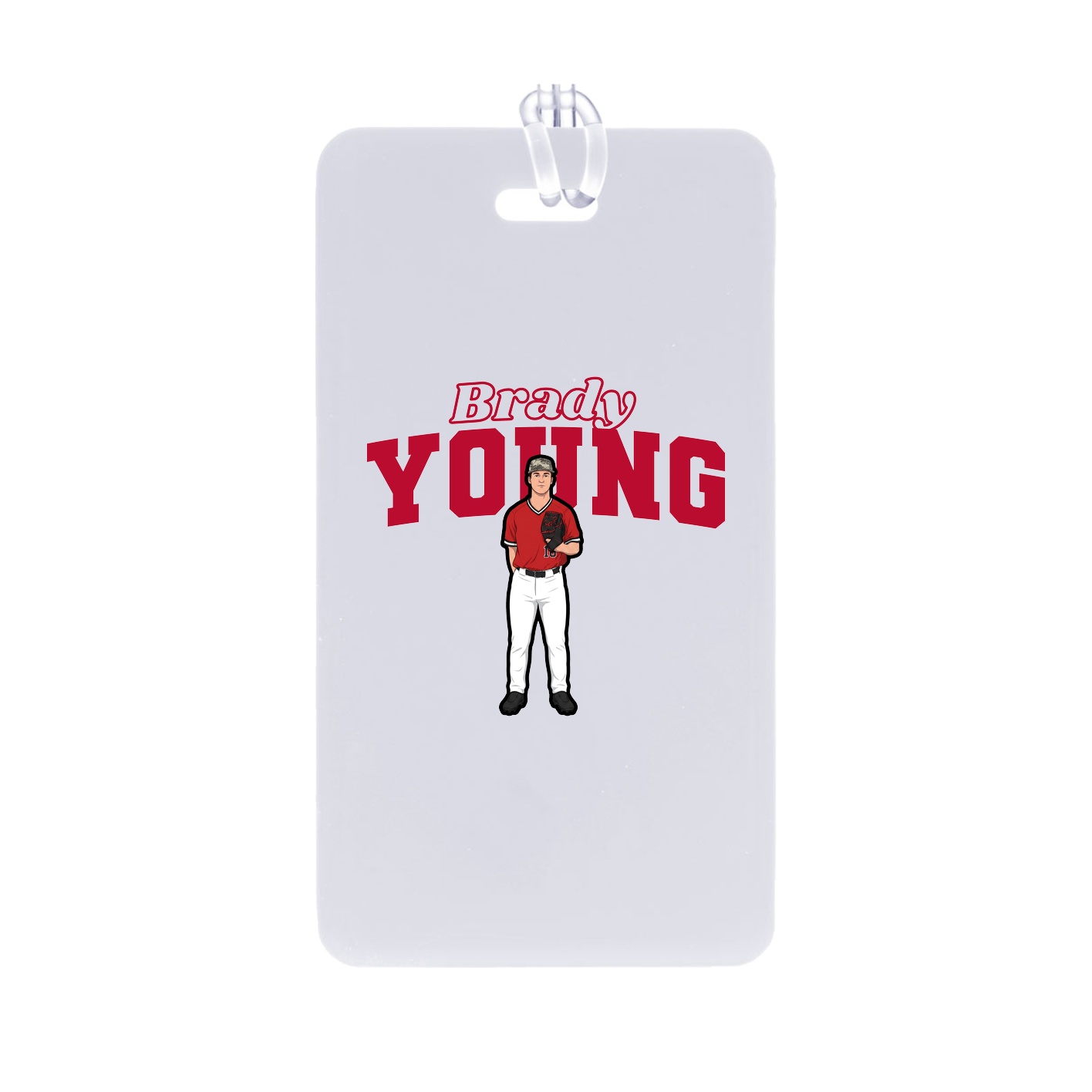 Bag Tag — Name Arch in Classic