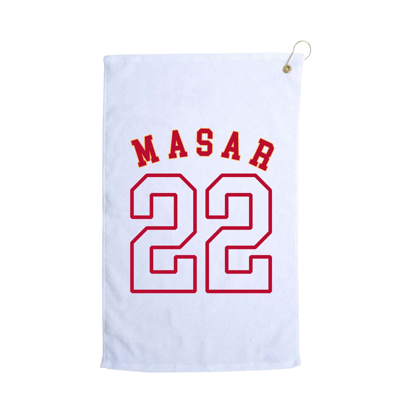 Golf Towel — Shirsey Arch in White
