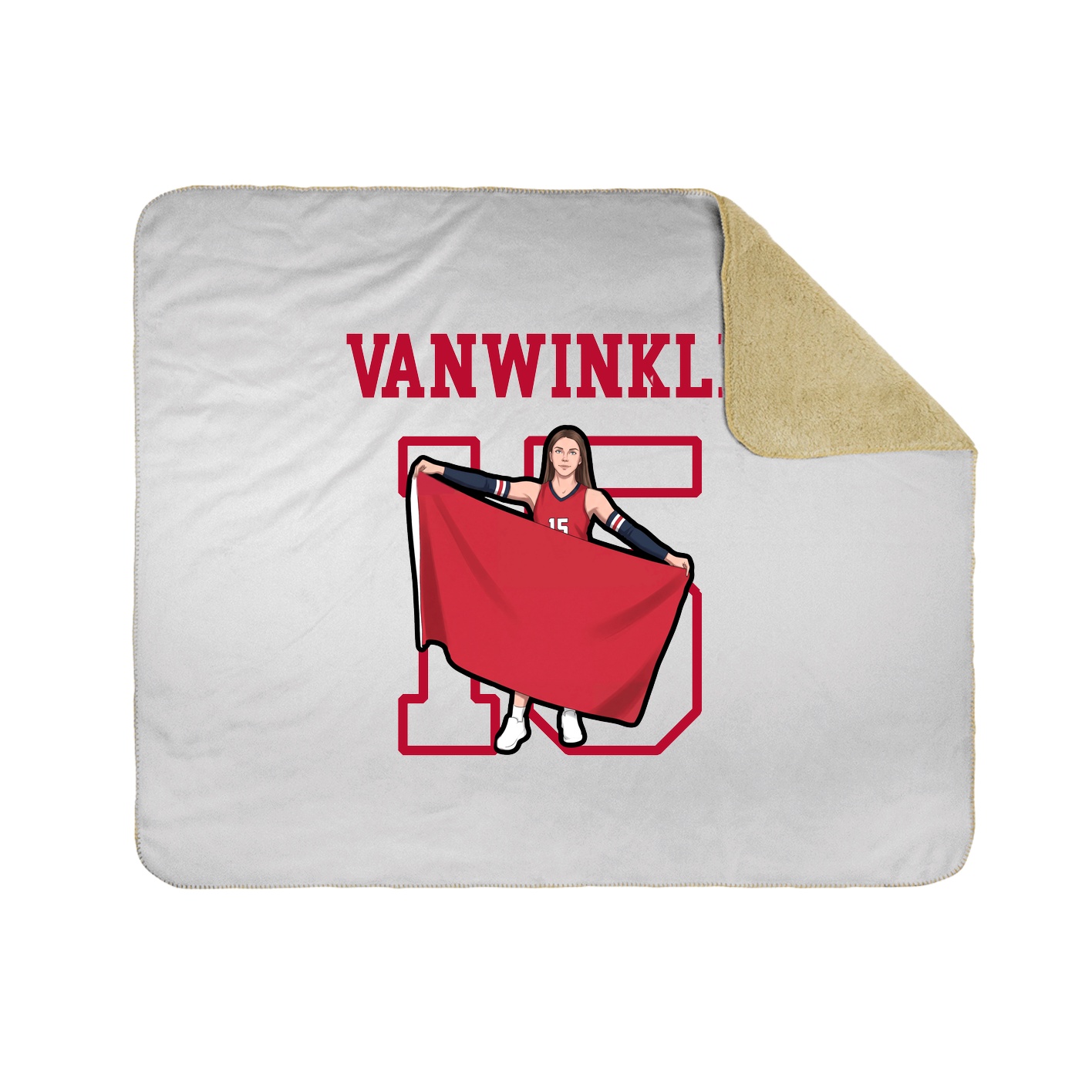 Throw Blanket — Shirsey in White
