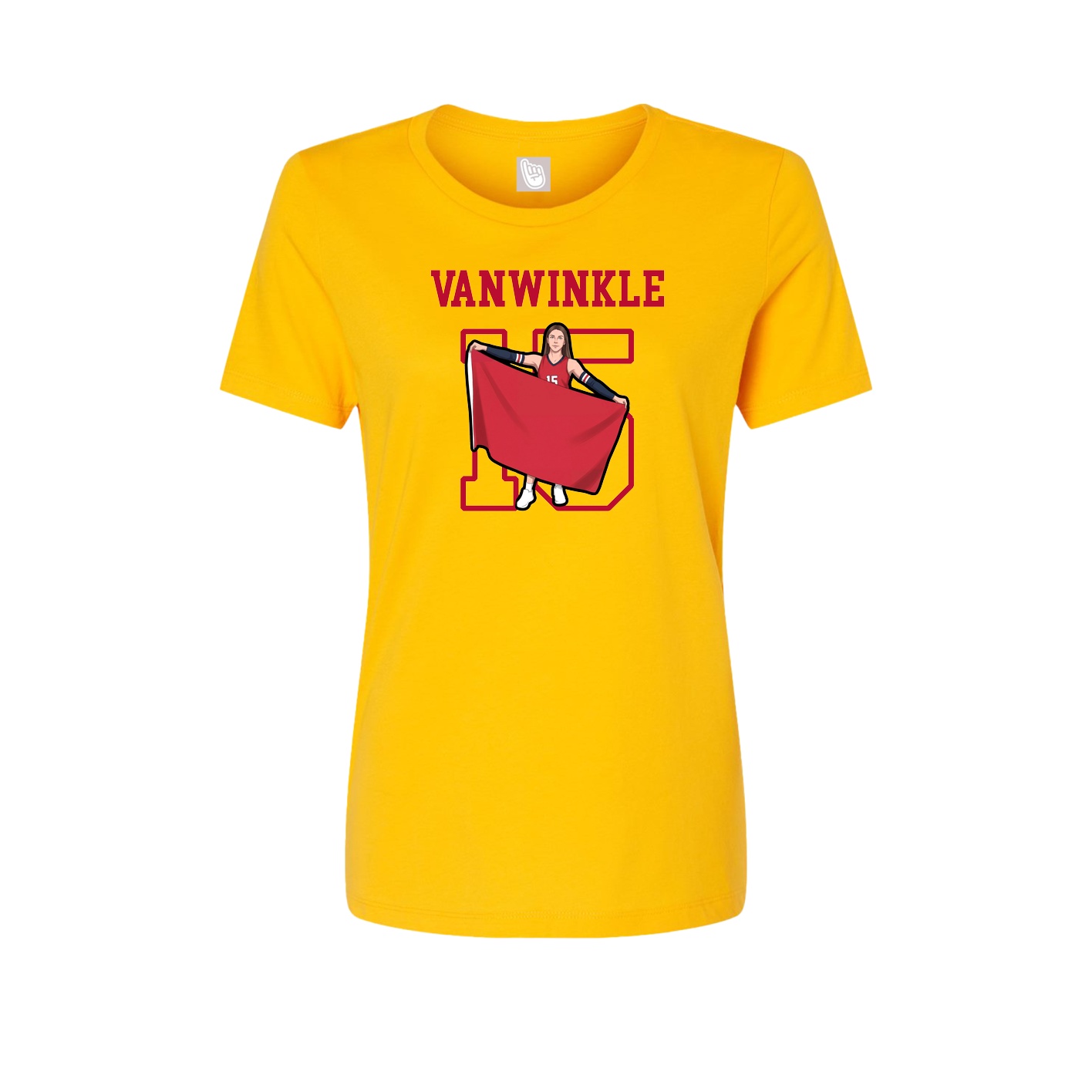 Fitted Women's Tee — Shirsey in Gold