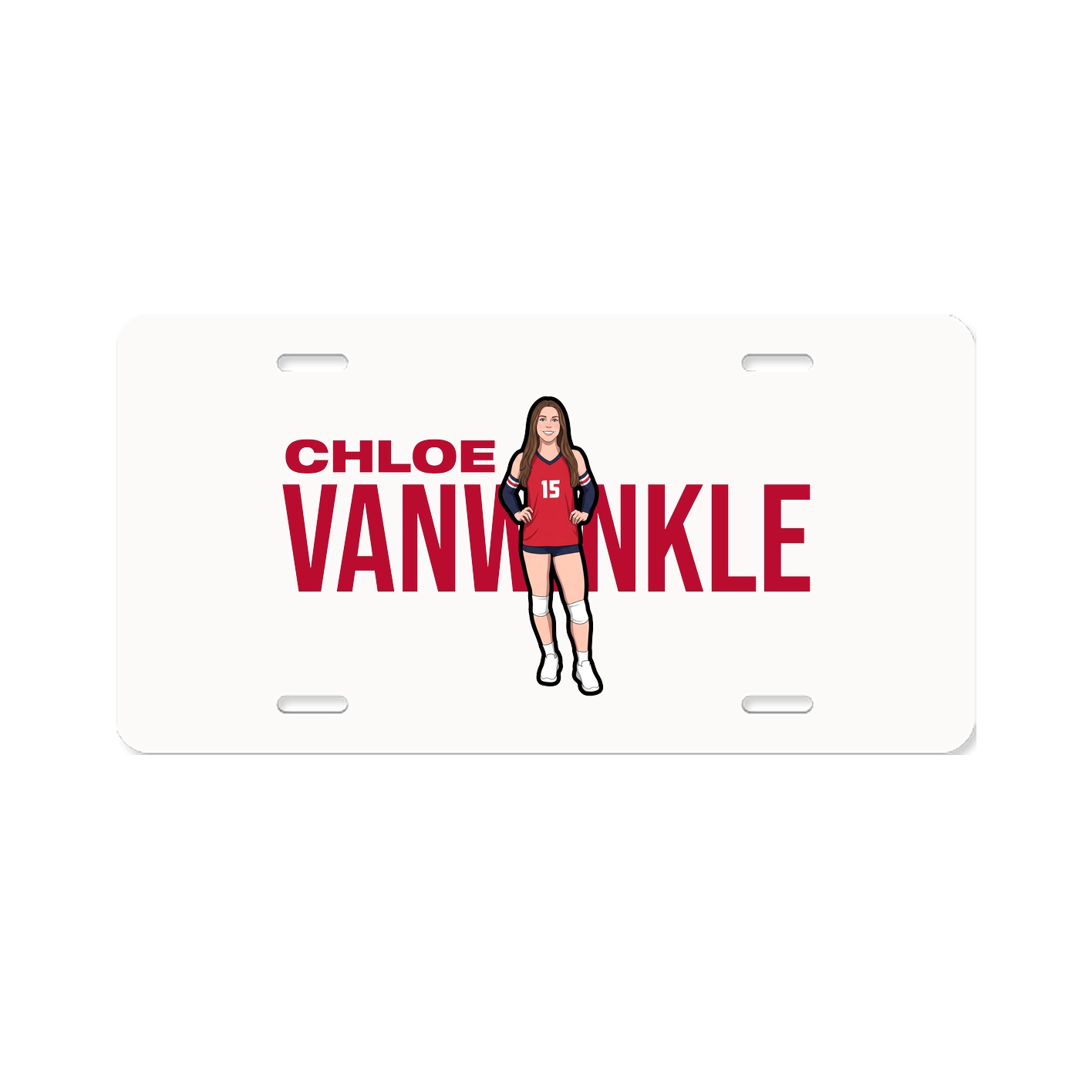 License Plate — Player Name in Classic